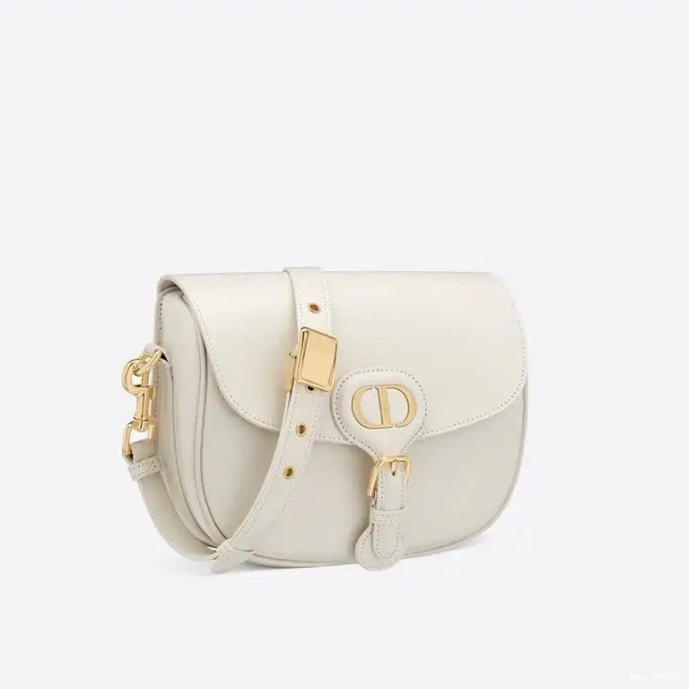 Dior Factory Outlet Bag Calfskin Medium Bobby Dior White Box 0508